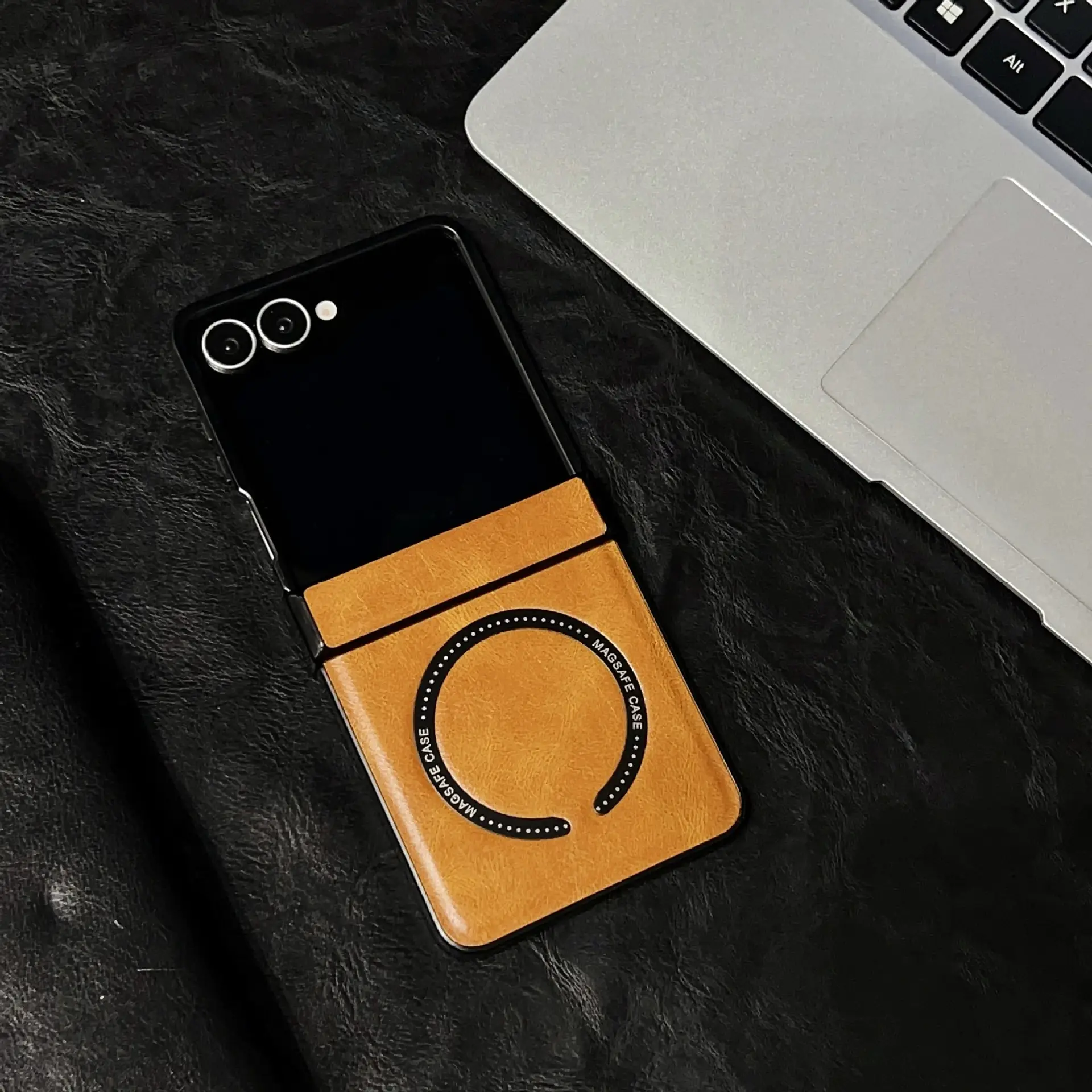 Retro Leather Magnetic Foldable Phone Case for Men Women - Image 5