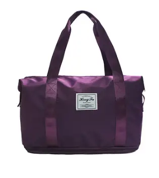 Large Capacity Crossbody Sports Bag Purple 41x23 - Image 5