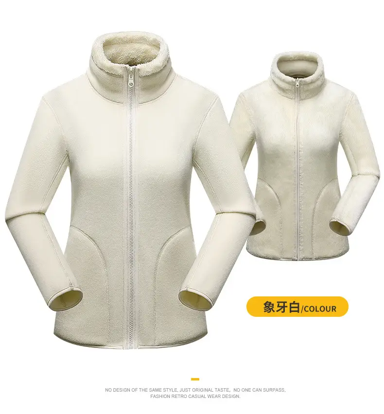 Purple Fleece Jacket for Men Winter Unisex — feature 18