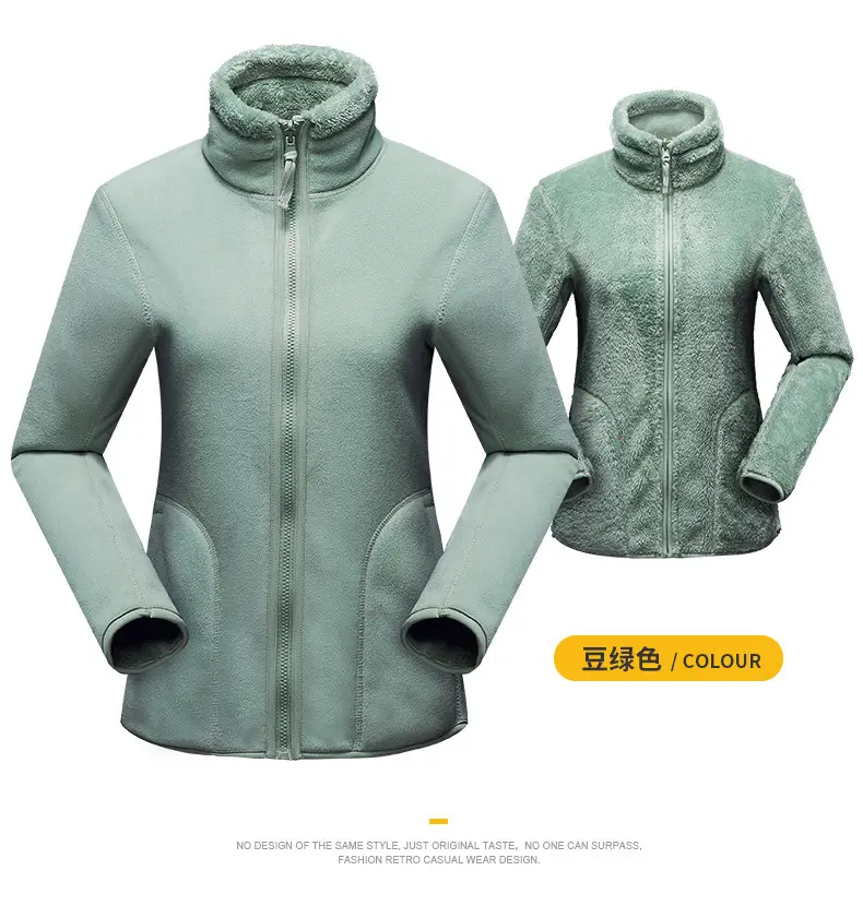 Purple Fleece Jacket for Men Winter Unisex — feature 22