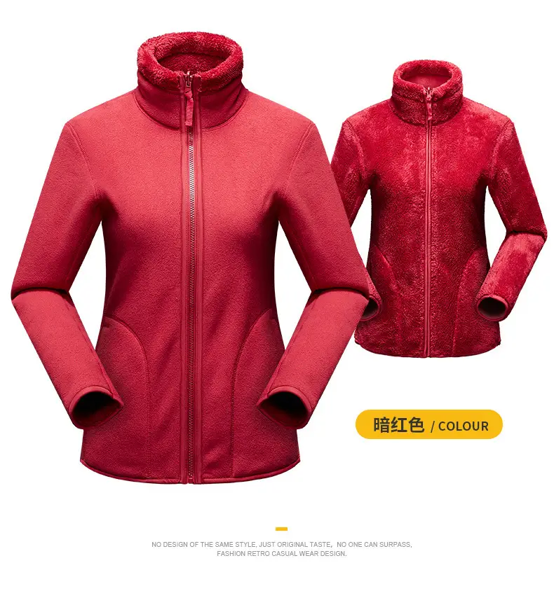 Purple Fleece Jacket for Men Winter Unisex — feature 24