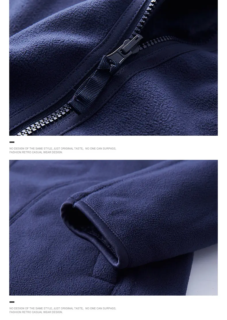 Purple Fleece Jacket for Men Winter Unisex — feature 27