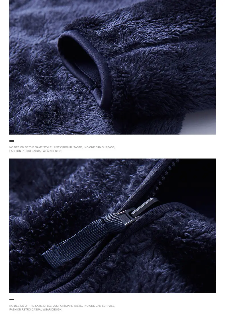 Purple Fleece Jacket for Men Winter Unisex — feature 29