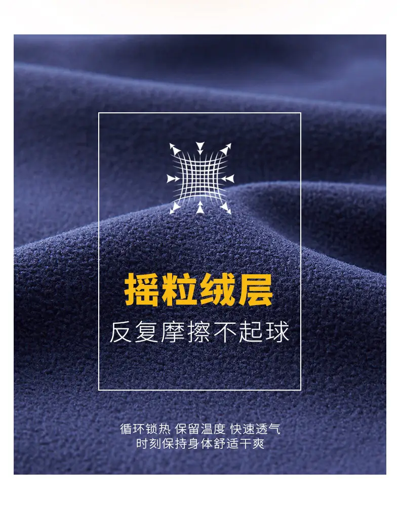 Purple Fleece Jacket for Men Winter Unisex — feature 5