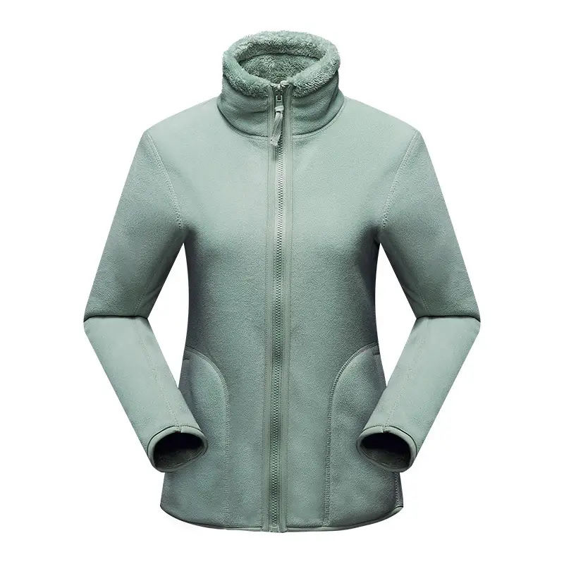 Purple Fleece Jacket for Men Winter Unisex - Image 10