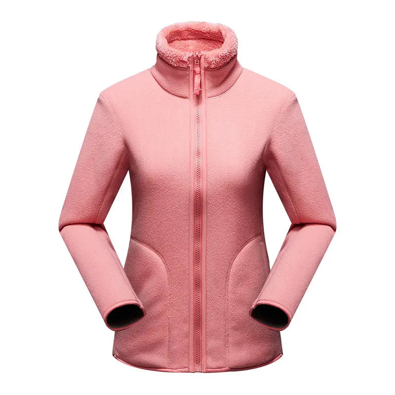 Purple Fleece Jacket for Men Winter Unisex - Image 6