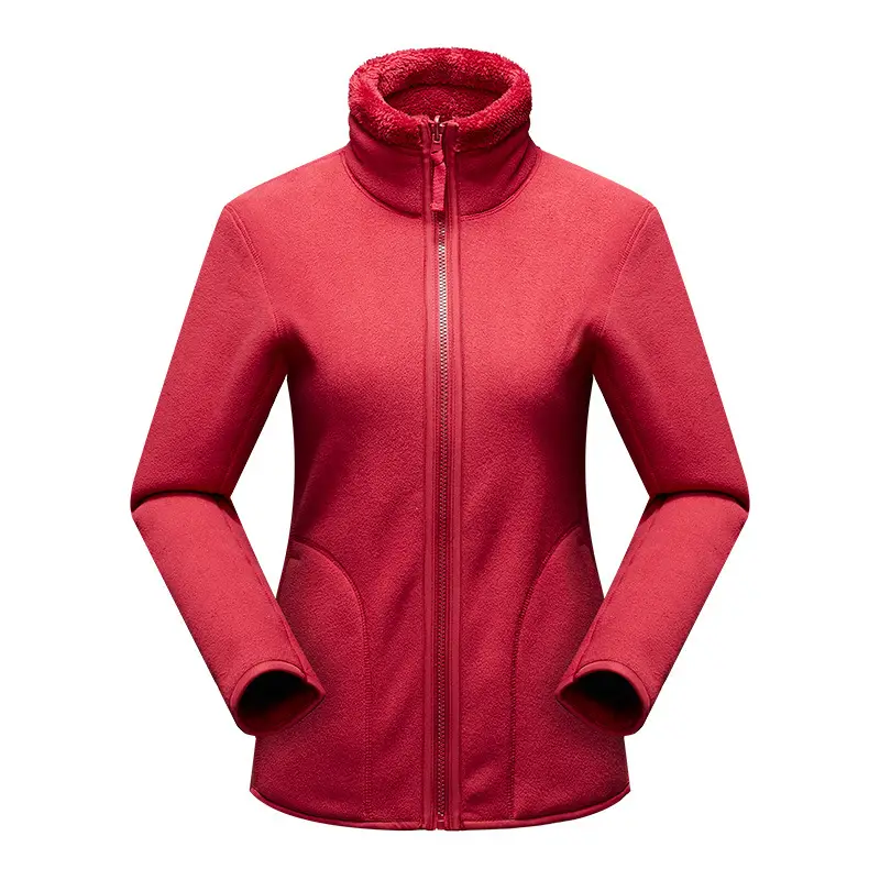Purple Fleece Jacket for Men Winter Unisex - Image 7