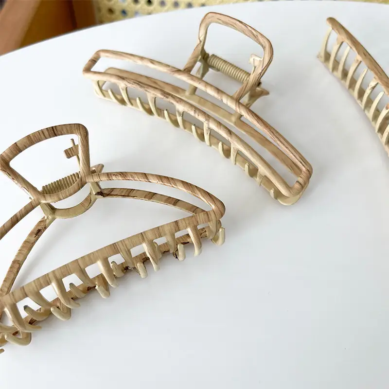 Golden Shark Hair Clip for Women Summer