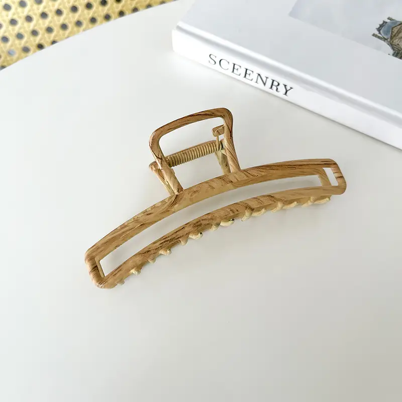 Golden Shark Hair Clip for Women Summer