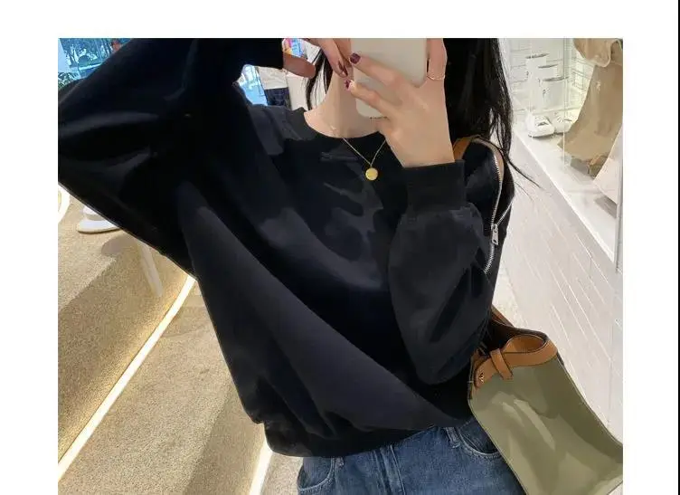 Women's Grey Zipper Off-Shoulder Sweater Long Sleeve — feature 18