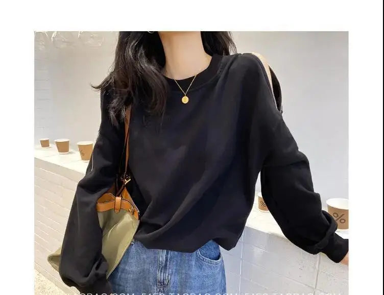 Women's Grey Zipper Off-Shoulder Sweater Long Sleeve — feature 21