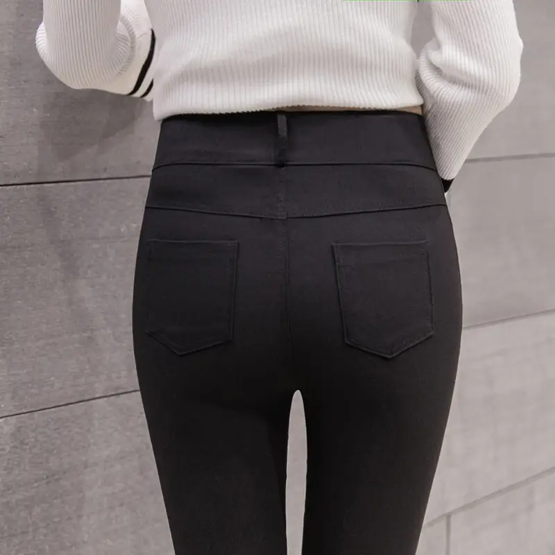 Women's Thin Leggings Black High Waist Slimming 2025 - Image 4