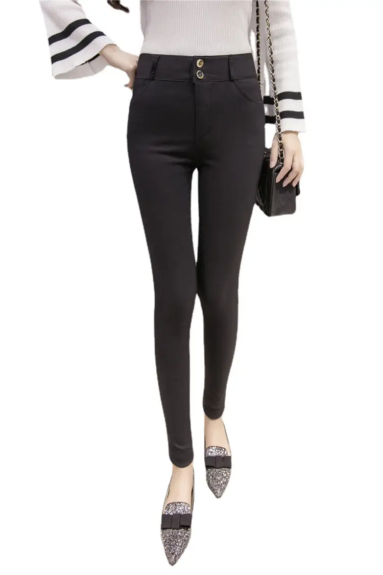 Women's Thin Leggings Black High Waist Slimming 2025 - Image 5