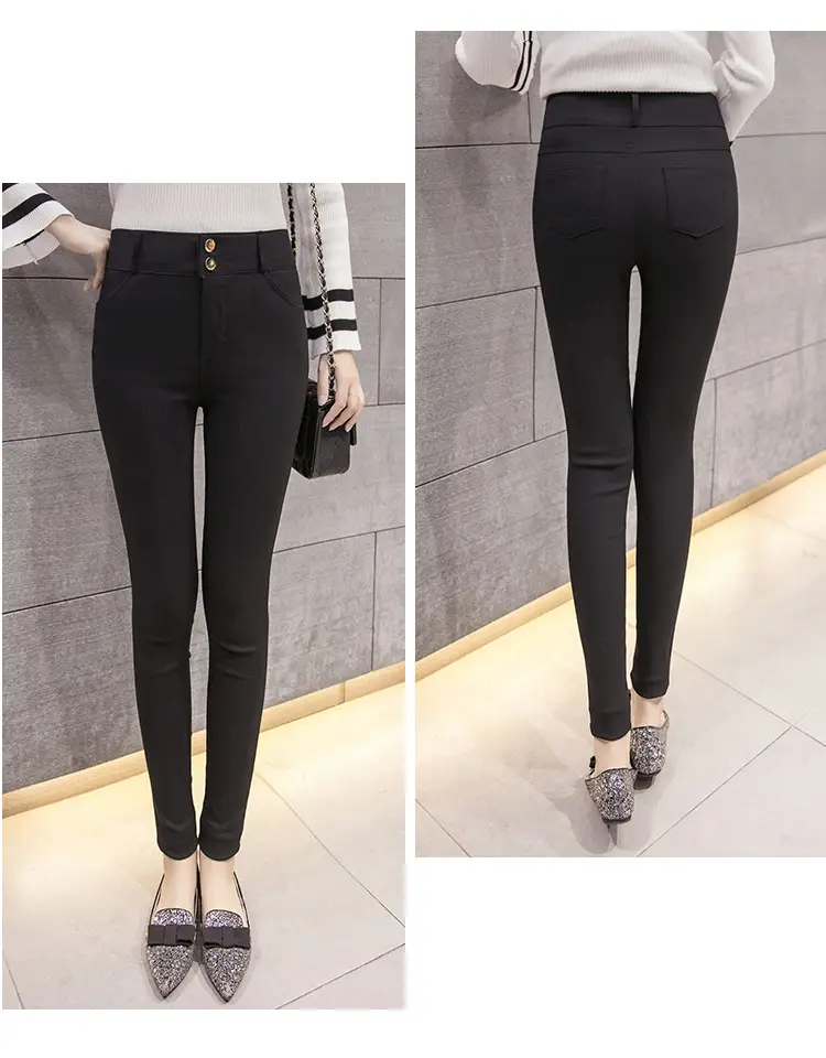 Women's Thin Leggings Black High Waist Slimming 2025 — feature 12