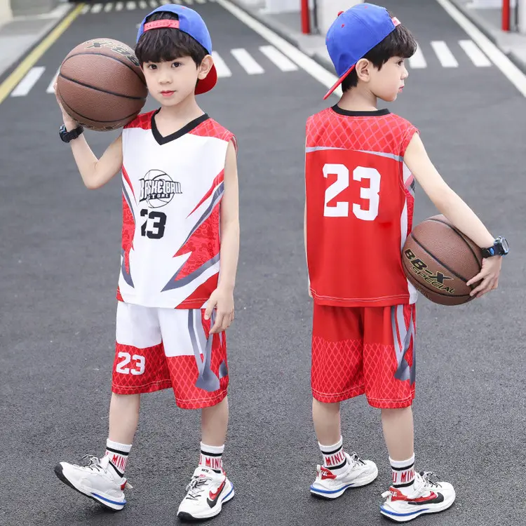 Boys Basketball 2Pc Blue Gradient Shorts Set Medium Large - Image 16