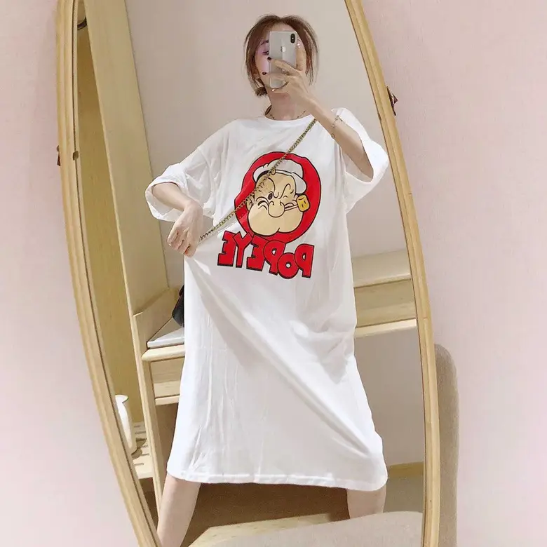 Korean Dongdaemun Short Sleeve T-Shirt Women Cartoon Black 2026 - Image 14