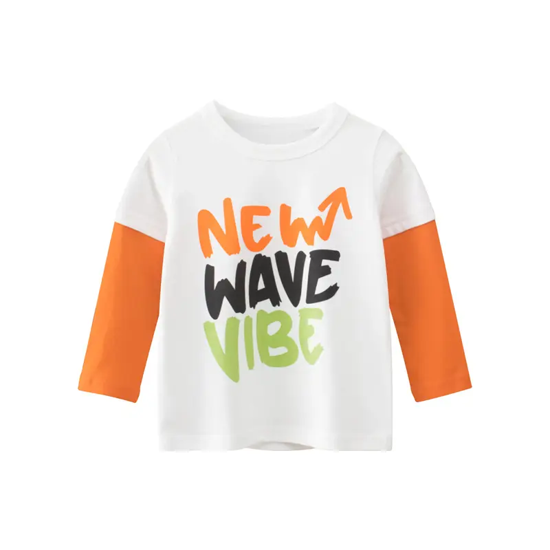 New Wave Vibe Long Sleeve T-Shirt for Boys - Image 2
