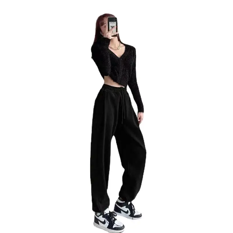 Women Drawstring Jogger Pants White 2026 - Image 21