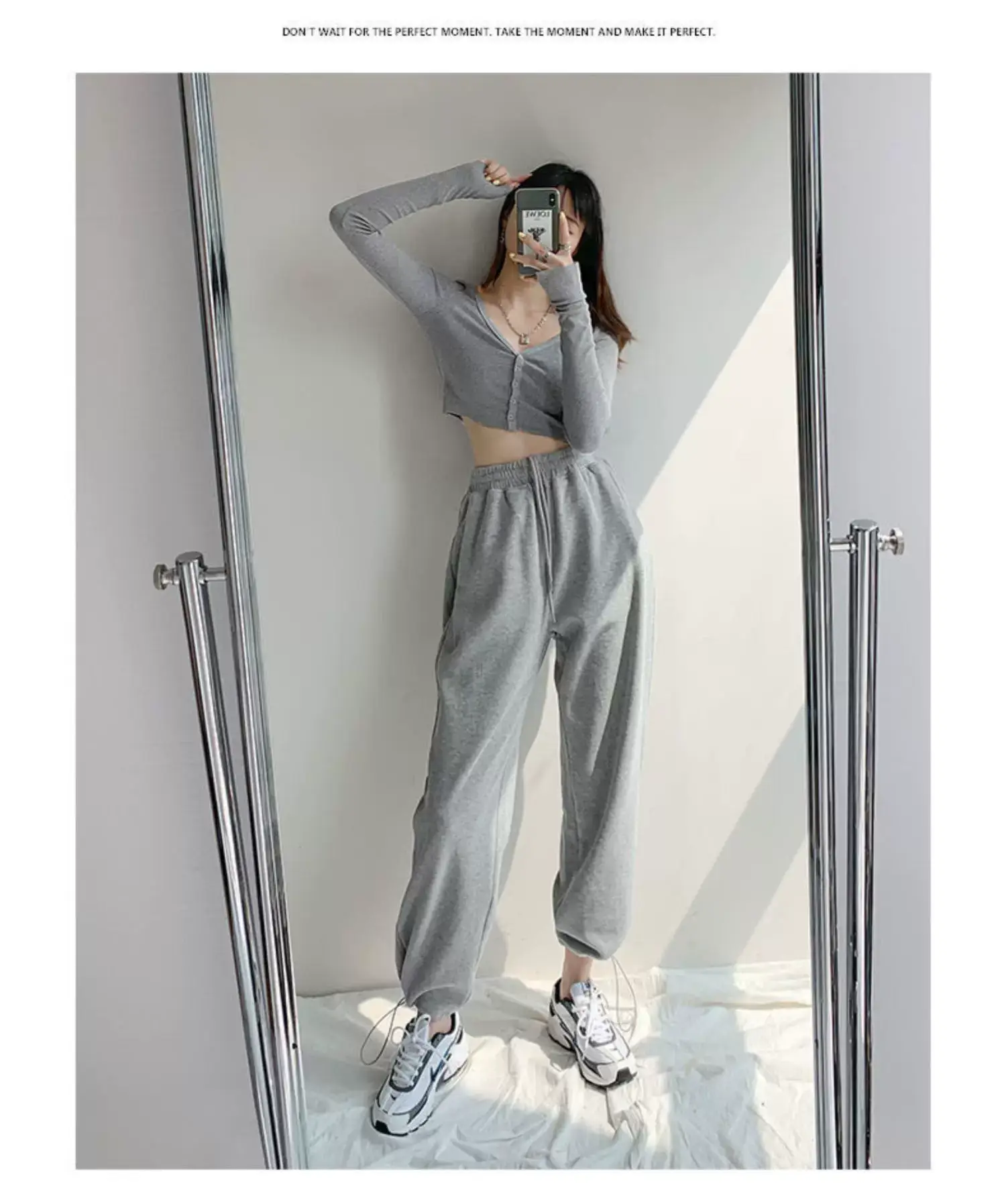 Women Drawstring Jogger Pants White 2026 — feature 16