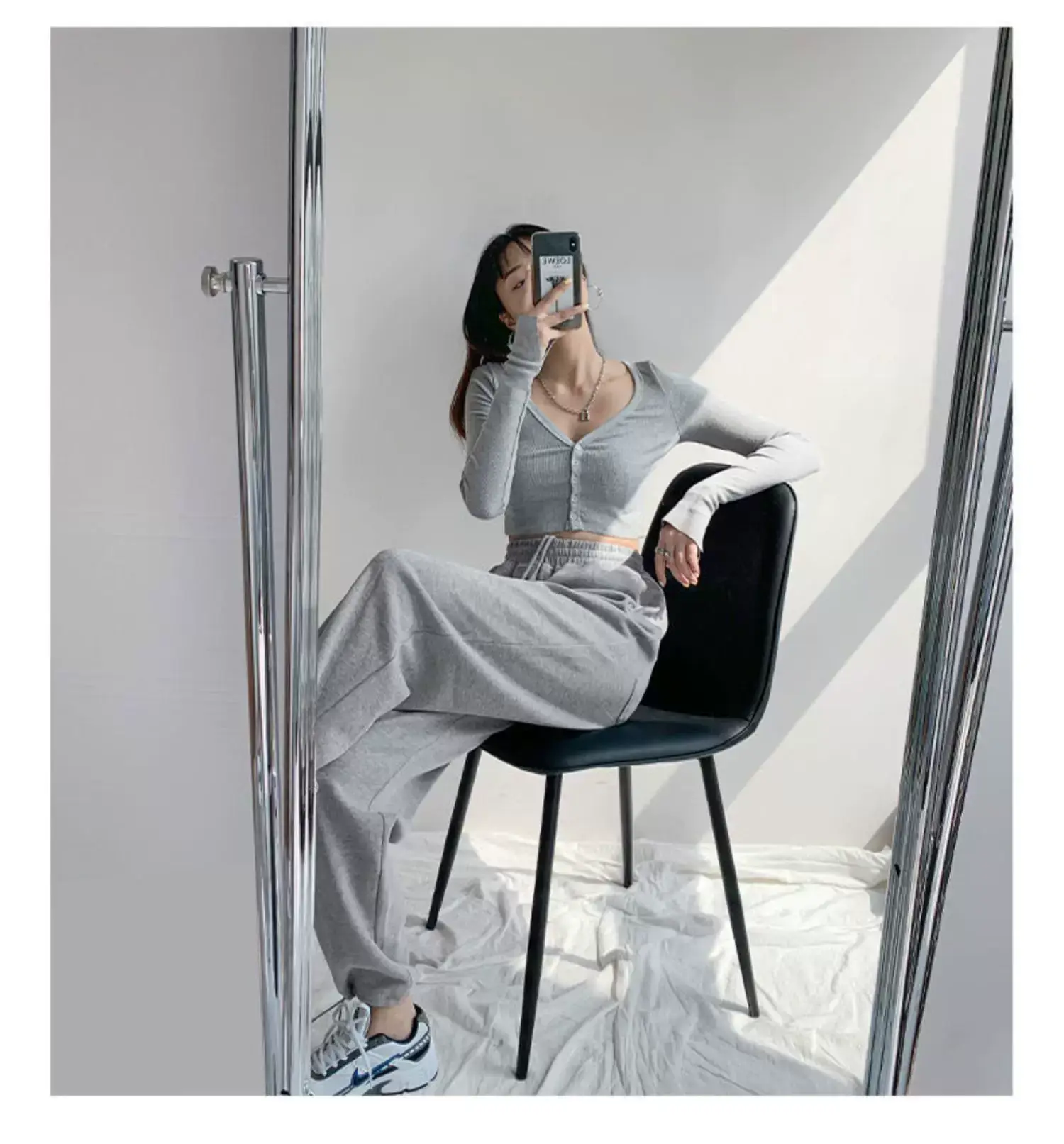 Women Drawstring Jogger Pants White 2026 — feature 17