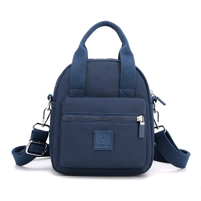 Water-repellent Crossbody Bag for Women Beige Nylon - Image 2