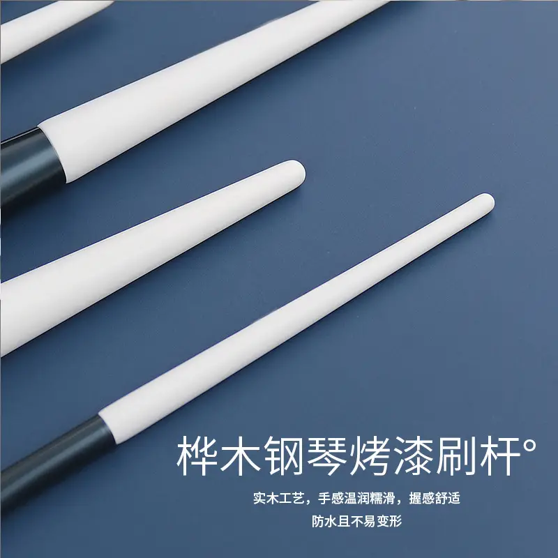 Cangzhou Bamboo Painted Makeup Brush Set - Image 8