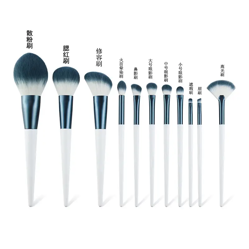 Cangzhou Bamboo Painted Makeup Brush Set — feature 6