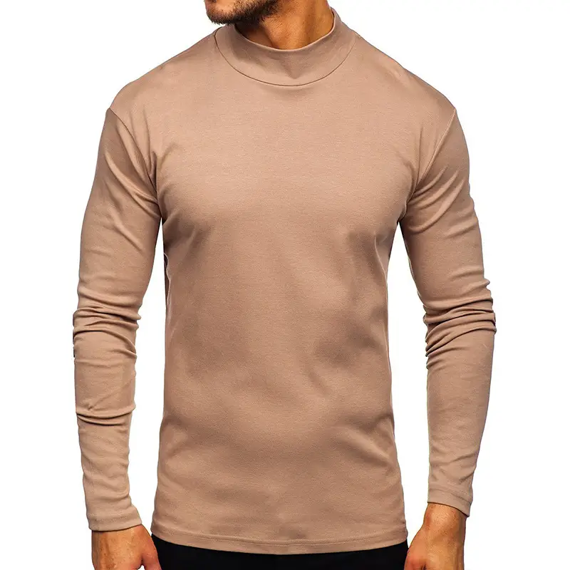 Men's White High Collar Fleece Loner Shirt - Image 2