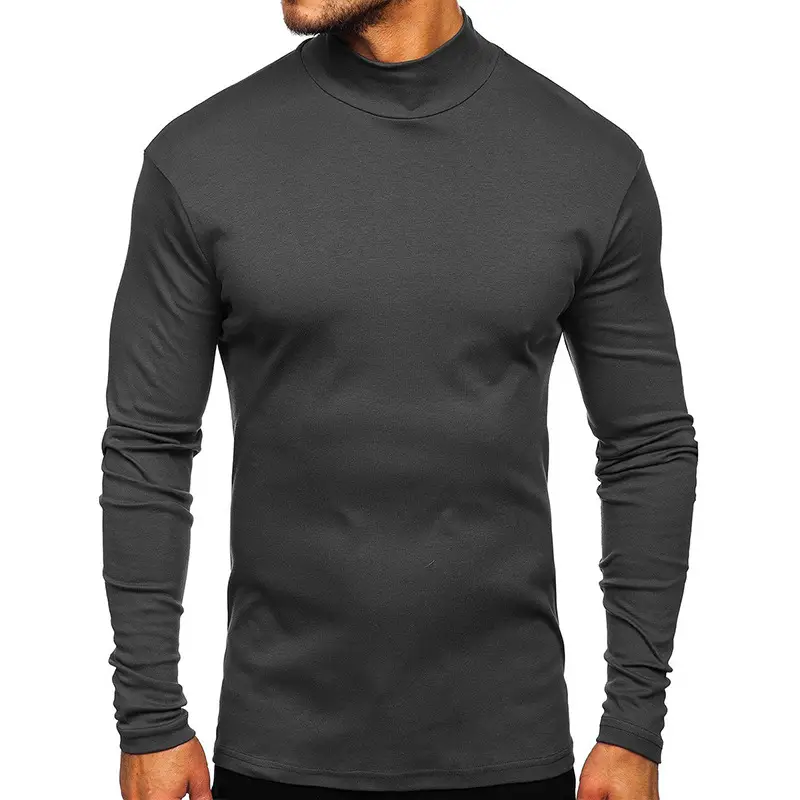Men's White High Collar Fleece Loner Shirt - Image 3
