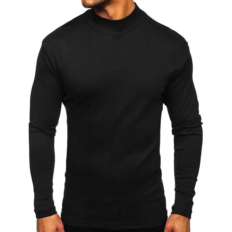 Men's White High Collar Fleece Loner Shirt - Image 4