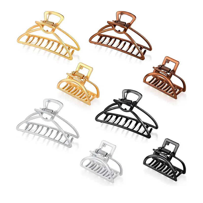 Cross-Border Hair Clip for Women, Gold, Silver, Rose Gold - Image 4