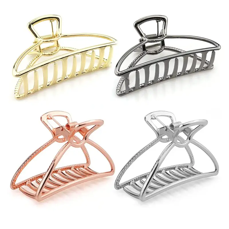Cross-Border Hair Clip for Women, Gold, Silver, Rose Gold - Image 6