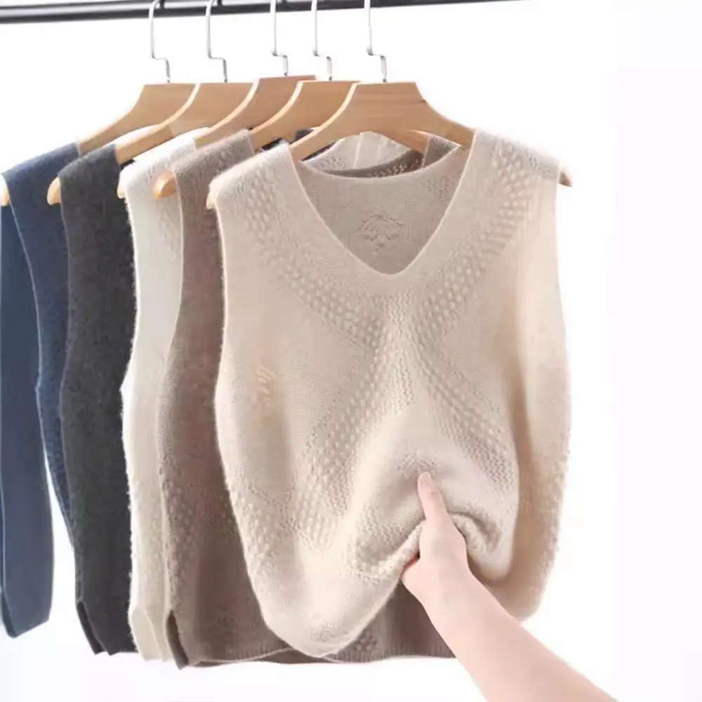 Women's 2022 Knitted Wool Pullover Sweater Round Neck — feature 3