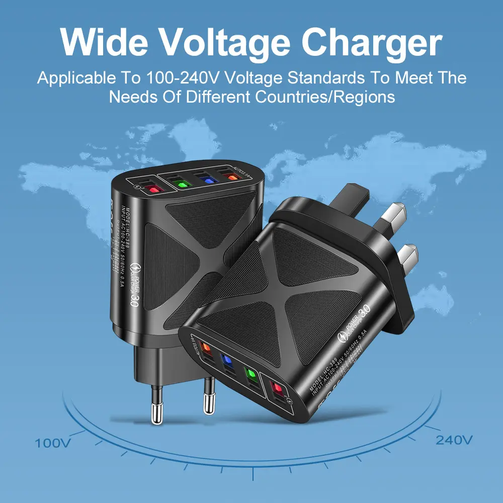 15W 4USB Multi-Port Charging Head with Safety Protection - Image 2
