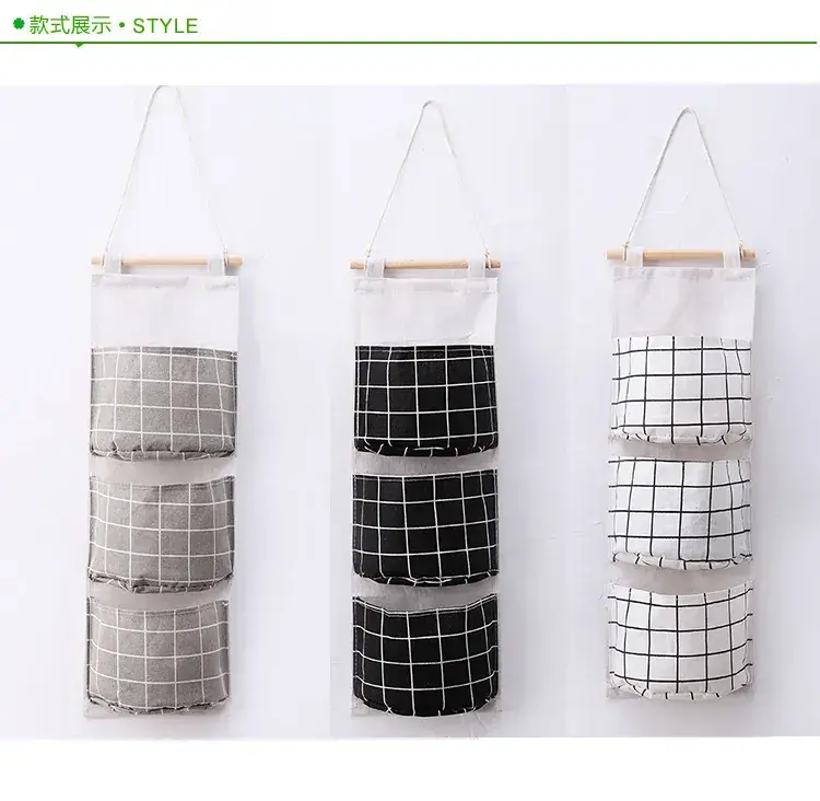 Three-Pocket Hanging Storage Bag for Home & Dorm — feature 11