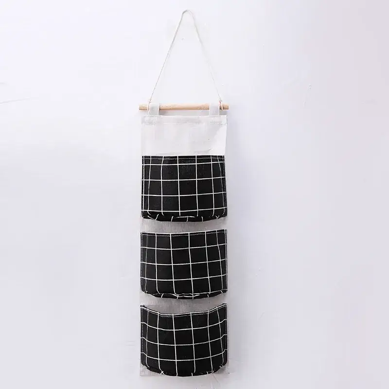 Three-Pocket Hanging Storage Bag for Home & Dorm - Image 3