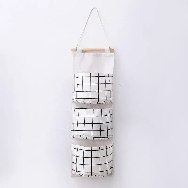 Three-Pocket Hanging Storage Bag for Home & Dorm - Image 4