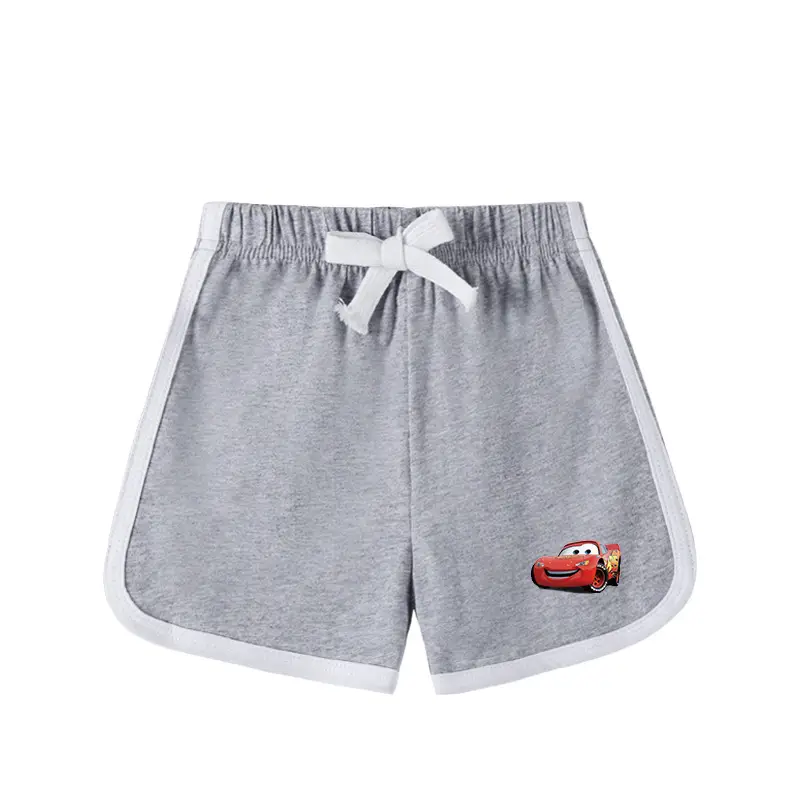 2023 Kids Car Story T-Shirt Shorts Set Black White