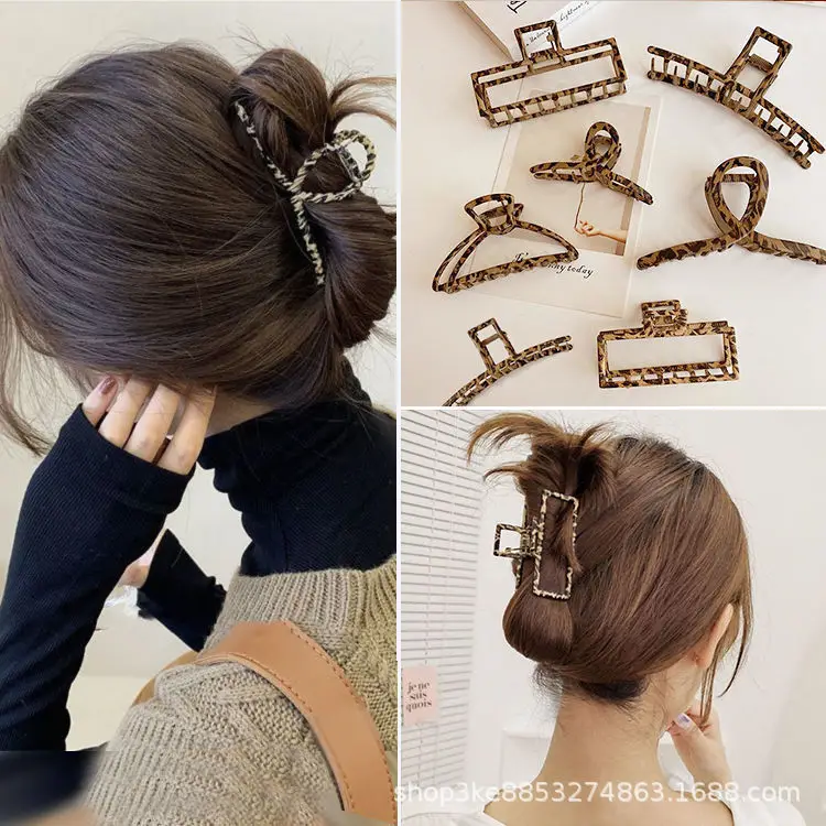 Gold Metal Hair Claw Clip Set of 3 - Image 19