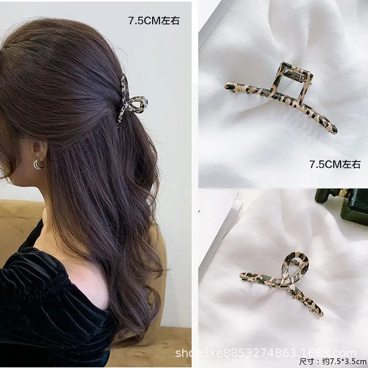 Gold Metal Hair Claw Clip Set of 3 - Image 10