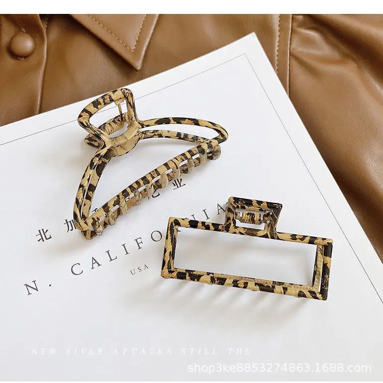 Gold Metal Hair Claw Clip Set of 3 - Image 11