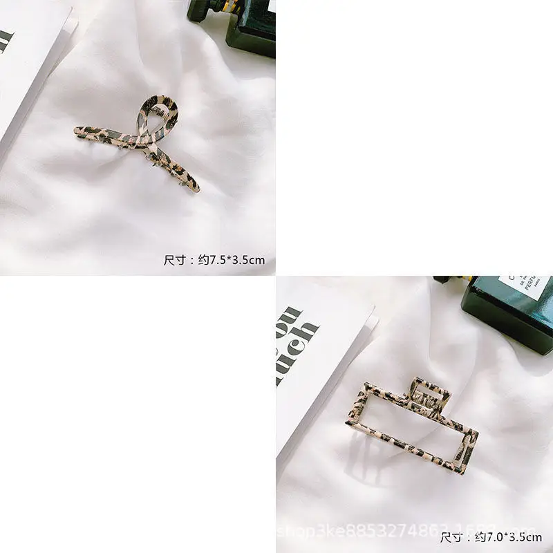 Gold Metal Hair Claw Clip Set of 3 - Image 12
