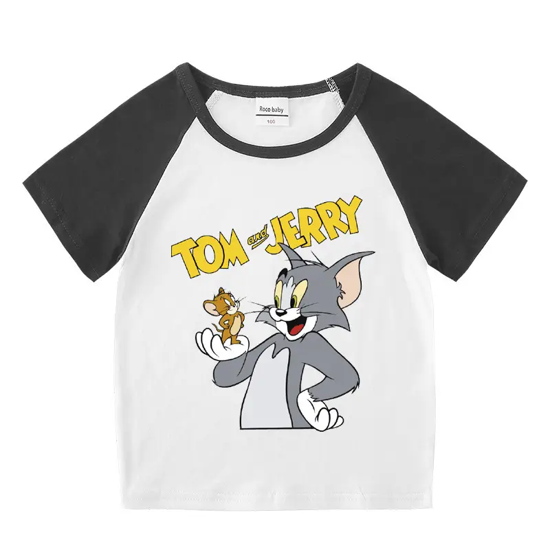 Tom and Jerry 2Pc Cotton Shorts T-Shirt Set Light Blue