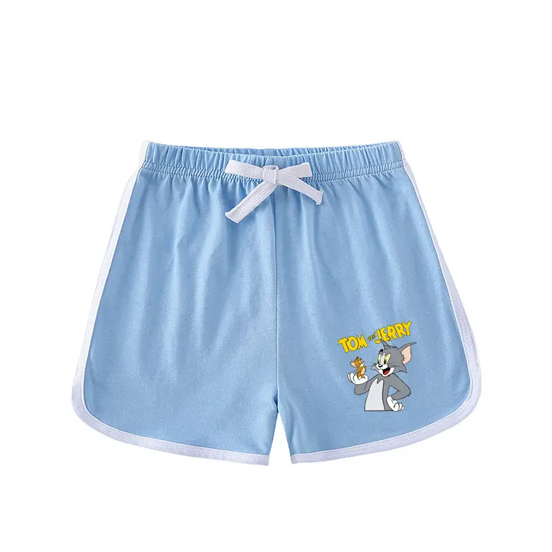 Tom and Jerry 2Pc Cotton Shorts T-Shirt Set Light Blue