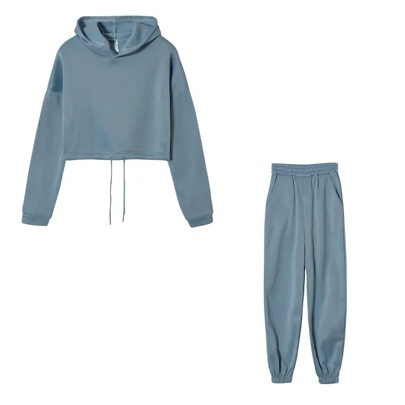 White 2-Piece Hoodie Track Suit for Women — feature 27