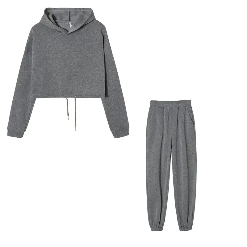 White 2-Piece Hoodie Track Suit for Women — feature 30