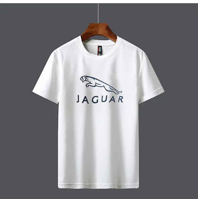 Men Jaguar Logo Black Shorts & T-Shirt Set — feature 37