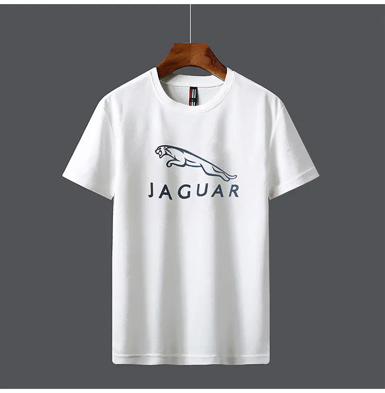Men Jaguar Logo Black Shorts & T-Shirt Set — feature 44