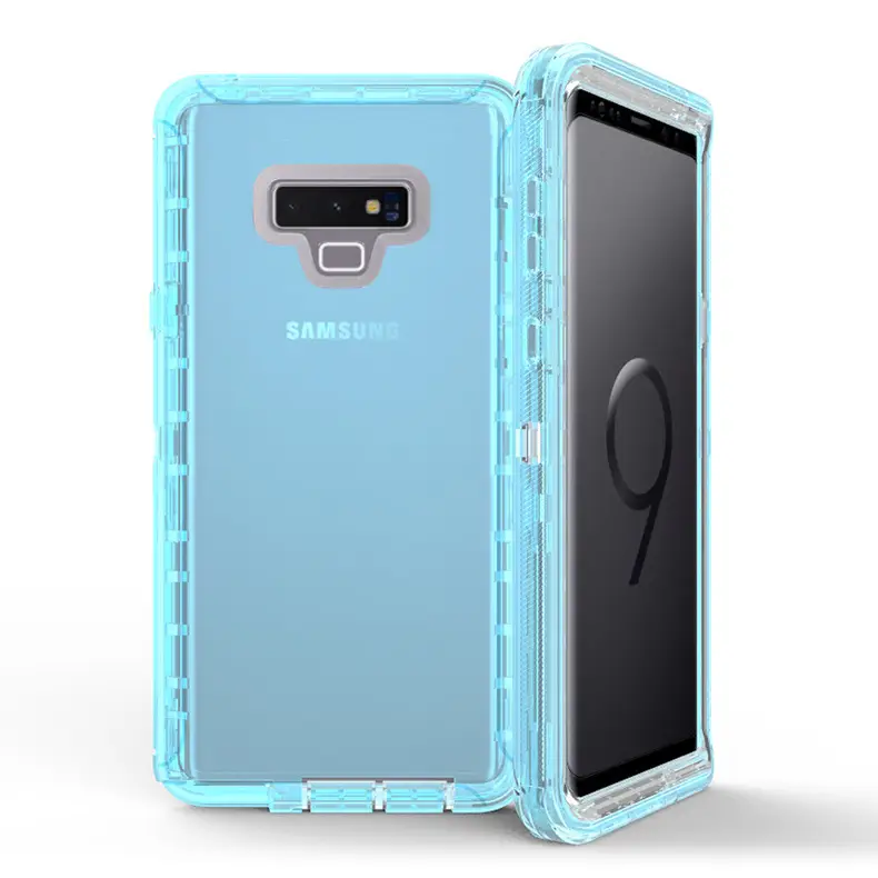 Samsung Note 9 Protective Case Purple Drop Proof All-in-One - Image 5