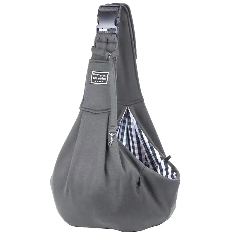 Pink Adjustable Buckle Shoulder Bag for Dog & Cat - Image 9